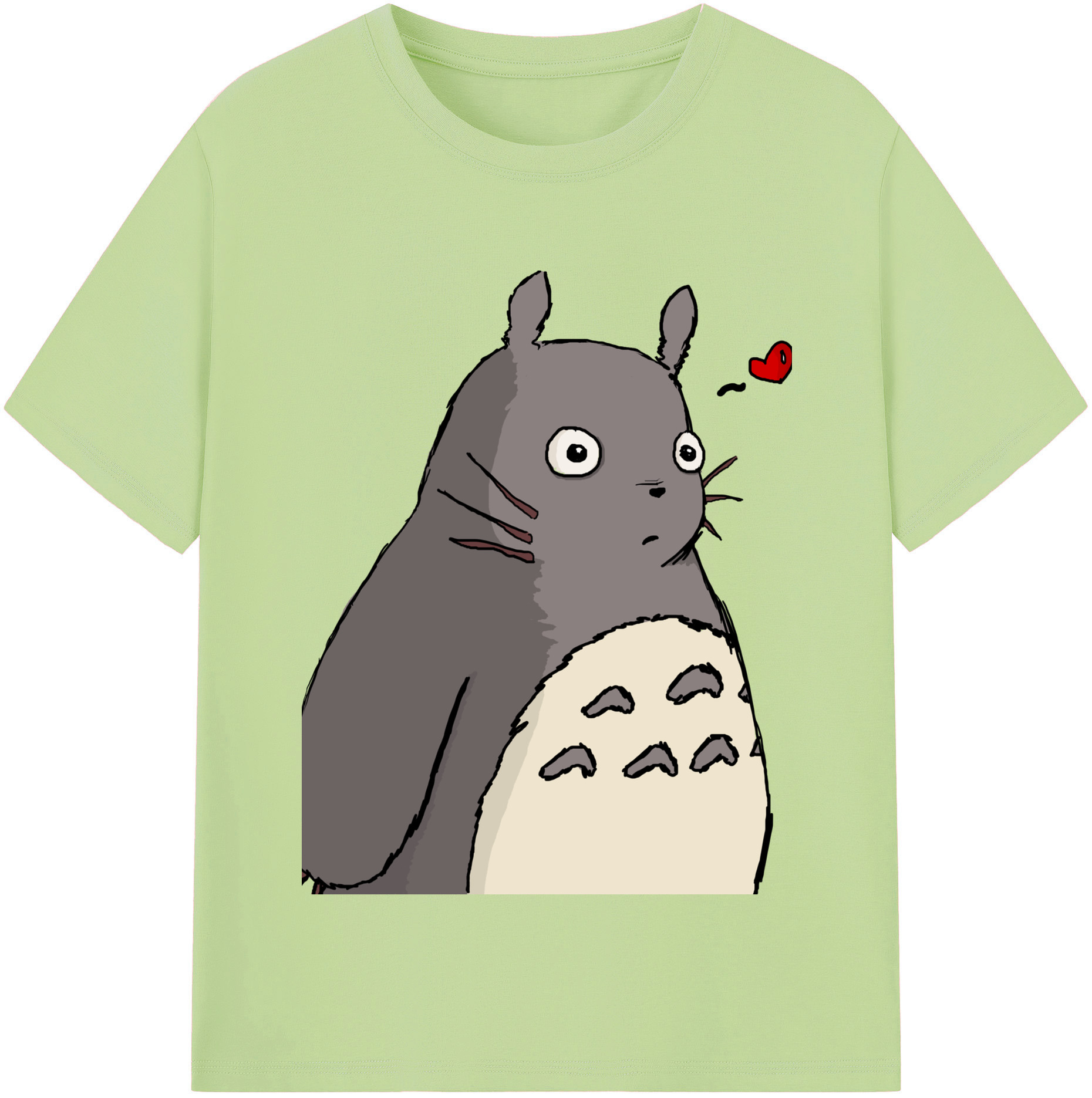 （画像用） となりのトトロ 草壁メイ 草壁サツキ My Neighbor Totoro Satsuki Kusakabe Mei Kusakabe 綿100％半袖Tシャツ（フロントプリント）